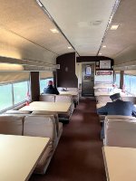 Interior of concession/gift car on RBM&N 2102 Excursion